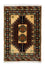 Tapis Turkaman - 91 x 64 cm - bleu
