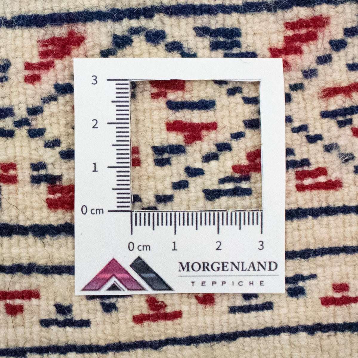 Tapis Turkaman - 88 x 62 cm - bleu