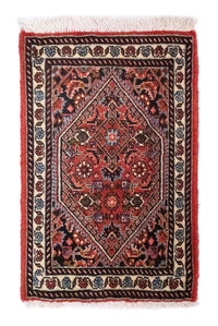 Tapis persan - Bidjar - 60 x 40 cm - rouge