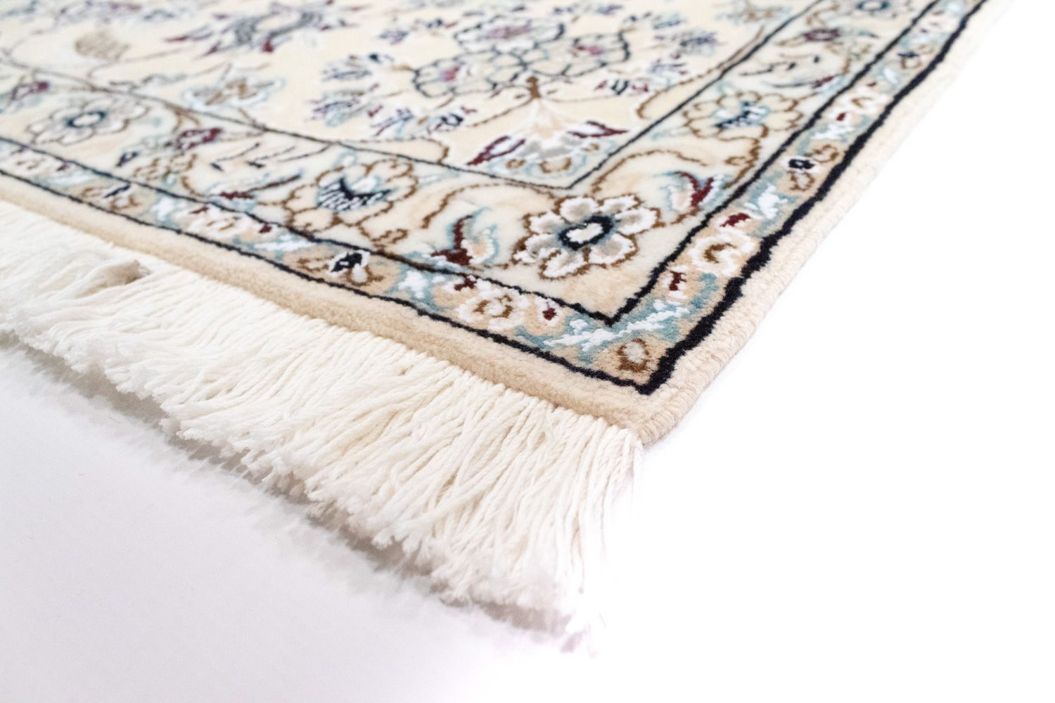 Tapis persan - Nain - Royal carré  - 255 x 242 cm - blanc naturel