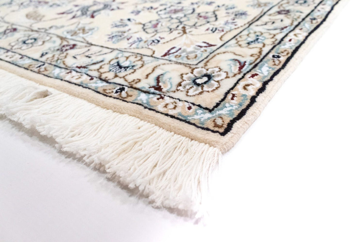 Tapis persan - Nain - Royal carré  - 255 x 242 cm - blanc naturel