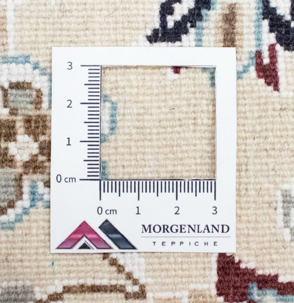 Tapis persan - Nain - Royal carré  - 255 x 242 cm - blanc naturel