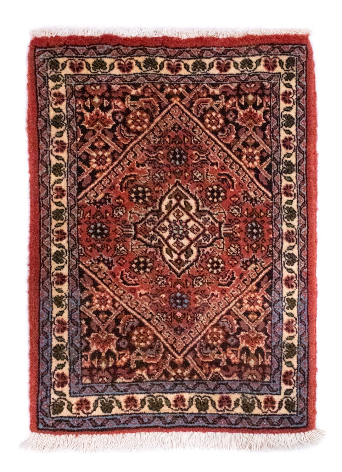Tapis persan - Bidjar - 60 x 40 cm - rouge