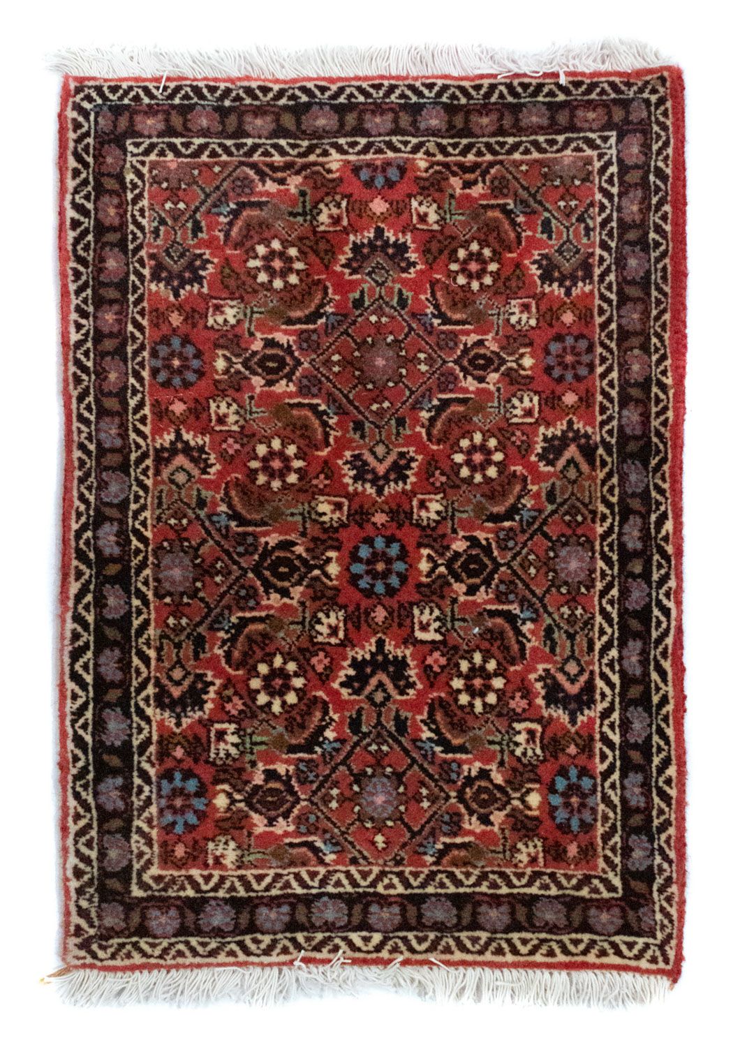 Tapis persan - Bidjar - 60 x 40 cm - rouge