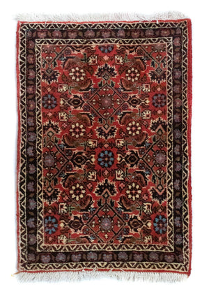 Tapis persan - Bidjar - 60 x 40 cm - rouge