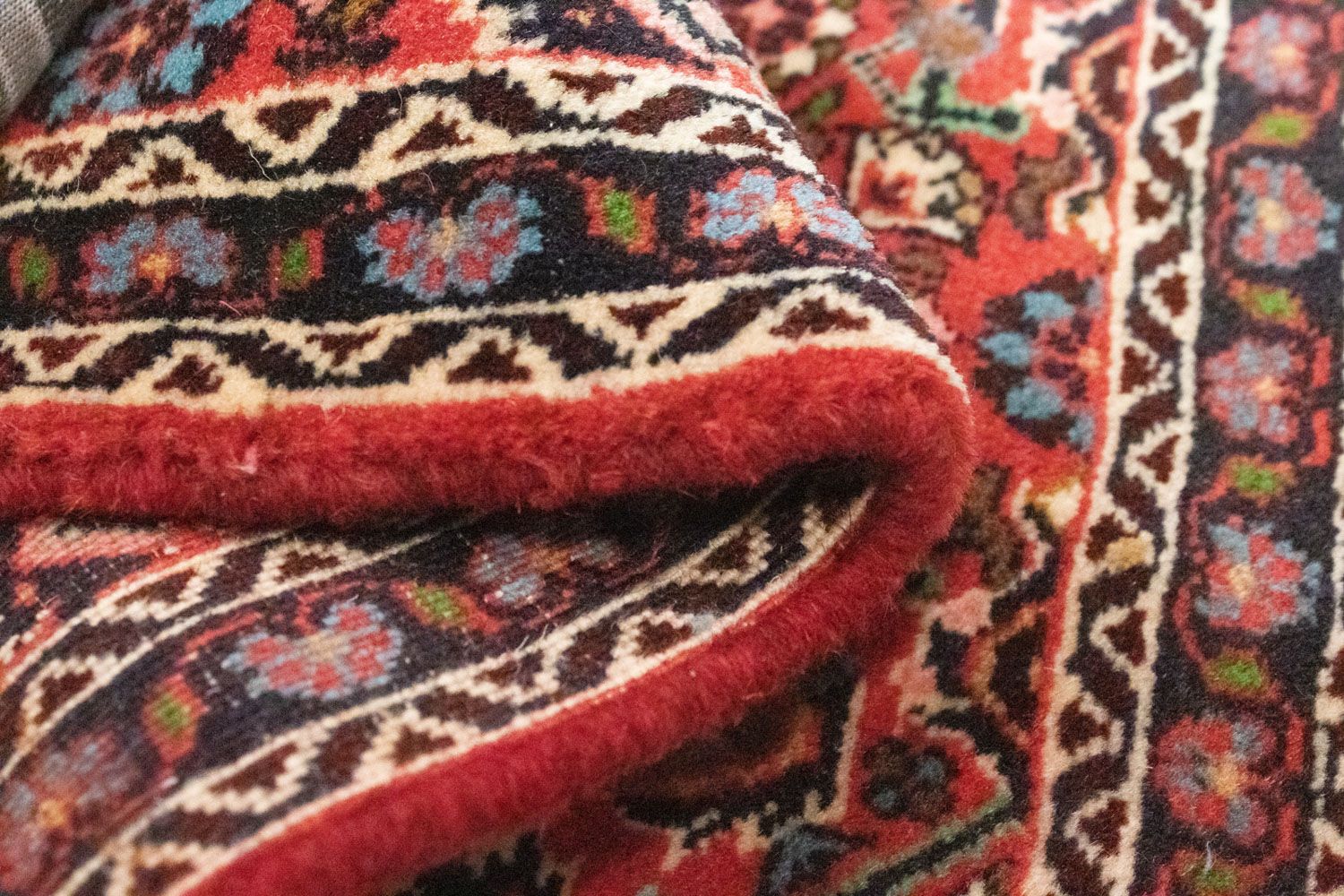 Tapis persan - Bidjar - 60 x 40 cm - rouge