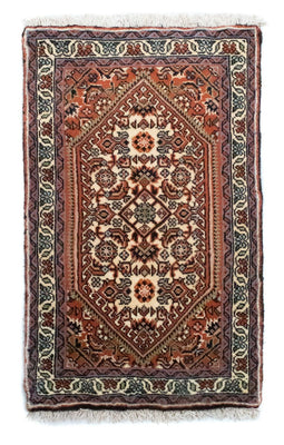 Tapis persan - Bidjar - 60 x 40 cm - marron