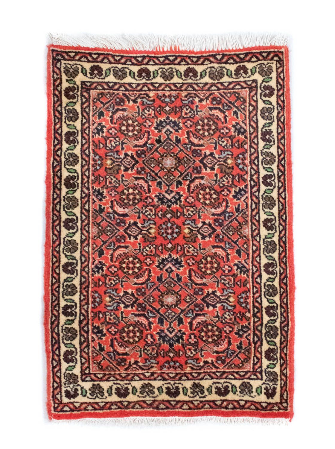 Tapis persan - Bidjar - 60 x 40 cm - orange
