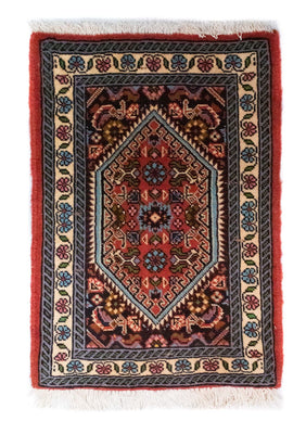 Tapis persan - Bidjar - 60 x 40 cm - rouge