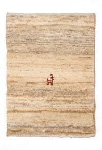 Tapis Gabbeh - Persan - 60 x 40 cm - marron