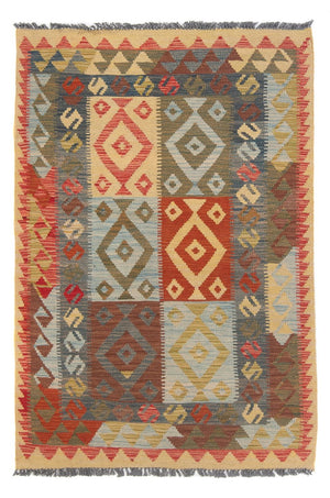 Tapis Kelim - Splash - 168 x 106 cm - multicolore