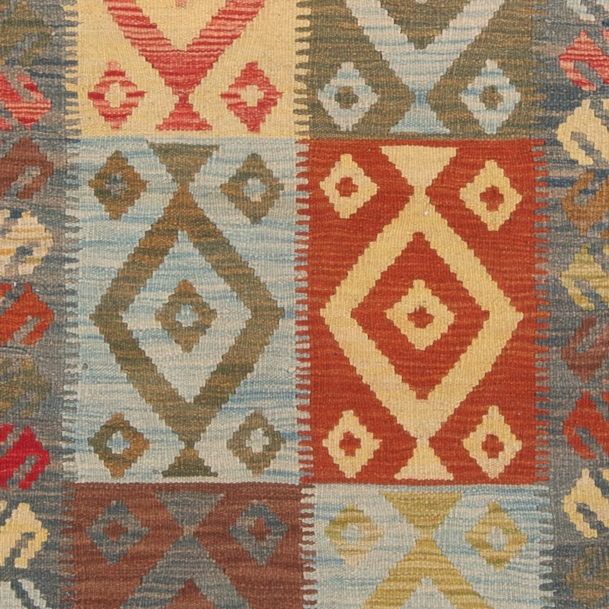 Tapis Kelim - Splash - 168 x 106 cm - multicolore