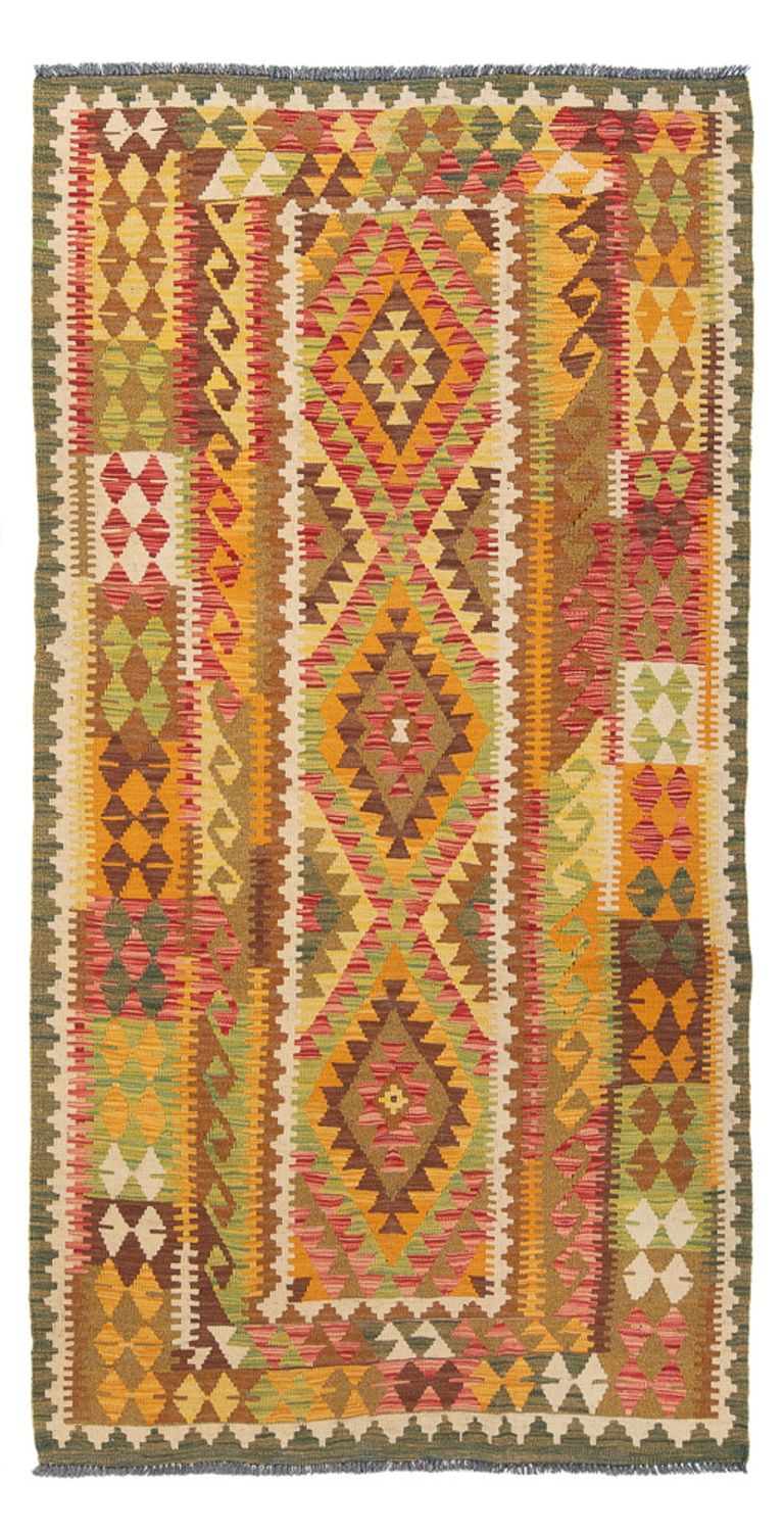 Tapis de couloir Tapis Kelim - Splash - 231 x 123 cm - multicolore
