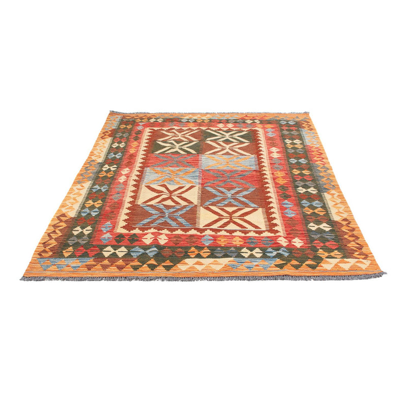 Tapis Kelim - Splash - 204 x 158 cm - multicolore