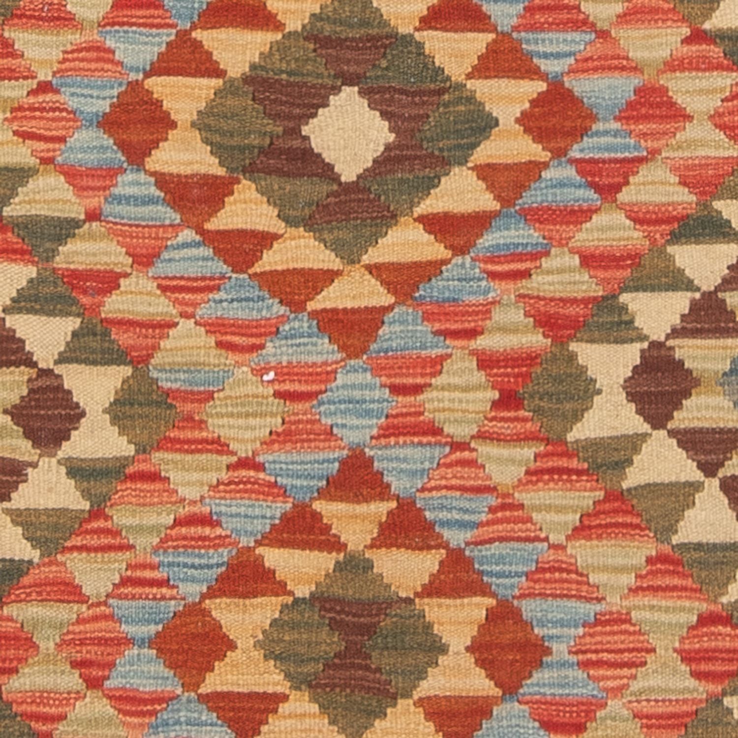 Tapis Kelim - Splash - 114 x 87 cm - multicolore
