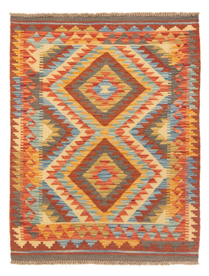 Tapis Kelim - Splash - 119 x 86 cm - multicolore