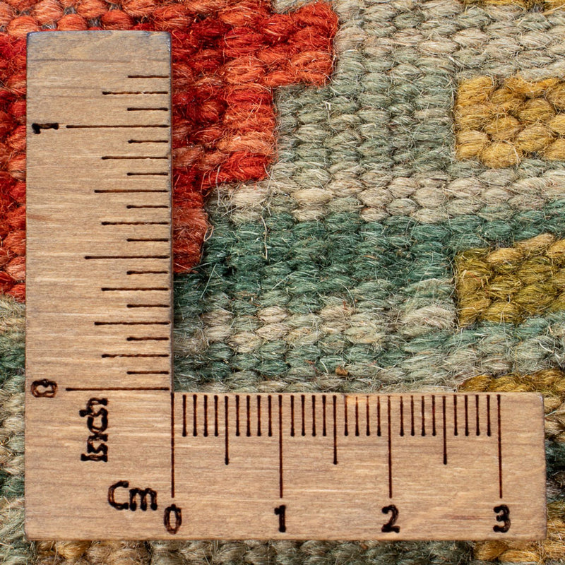 Tapis de couloir Tapis Kelim - Splash - 201 x 107 cm - multicolore