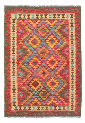 Tapis Kelim - Splash - 152 x 112 cm - multicolore