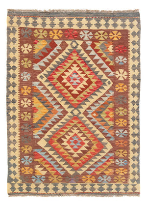 Tapis Kelim - Splash - 152 x 100 cm - multicolore