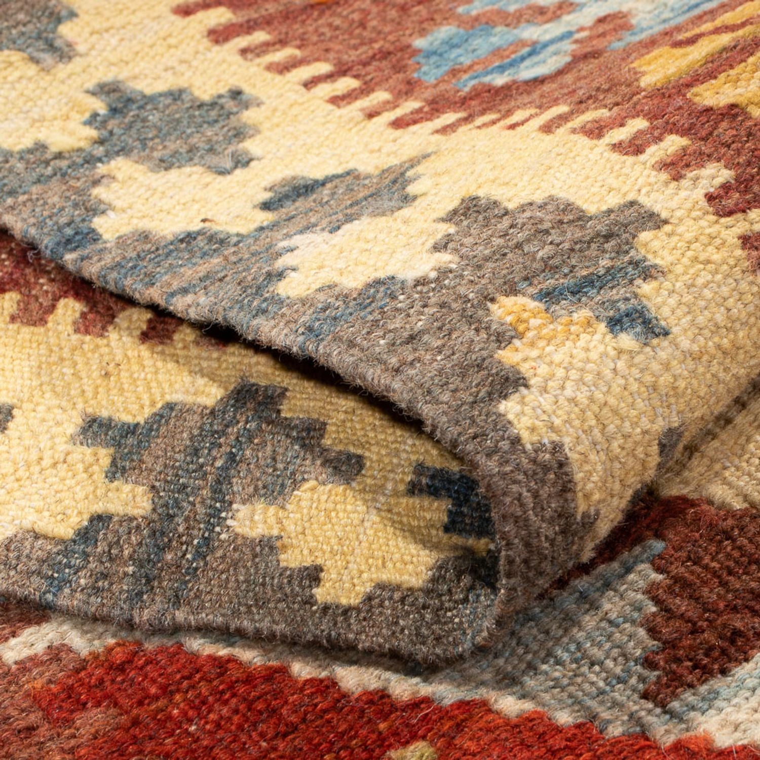 Tapis Kelim - Splash - 152 x 100 cm - multicolore