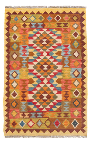 Tapis Kelim - Splash - 162 x 101 cm - multicolore