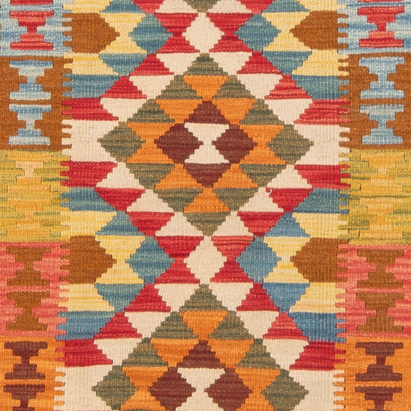 Tapis Kelim - Splash - 162 x 101 cm - multicolore