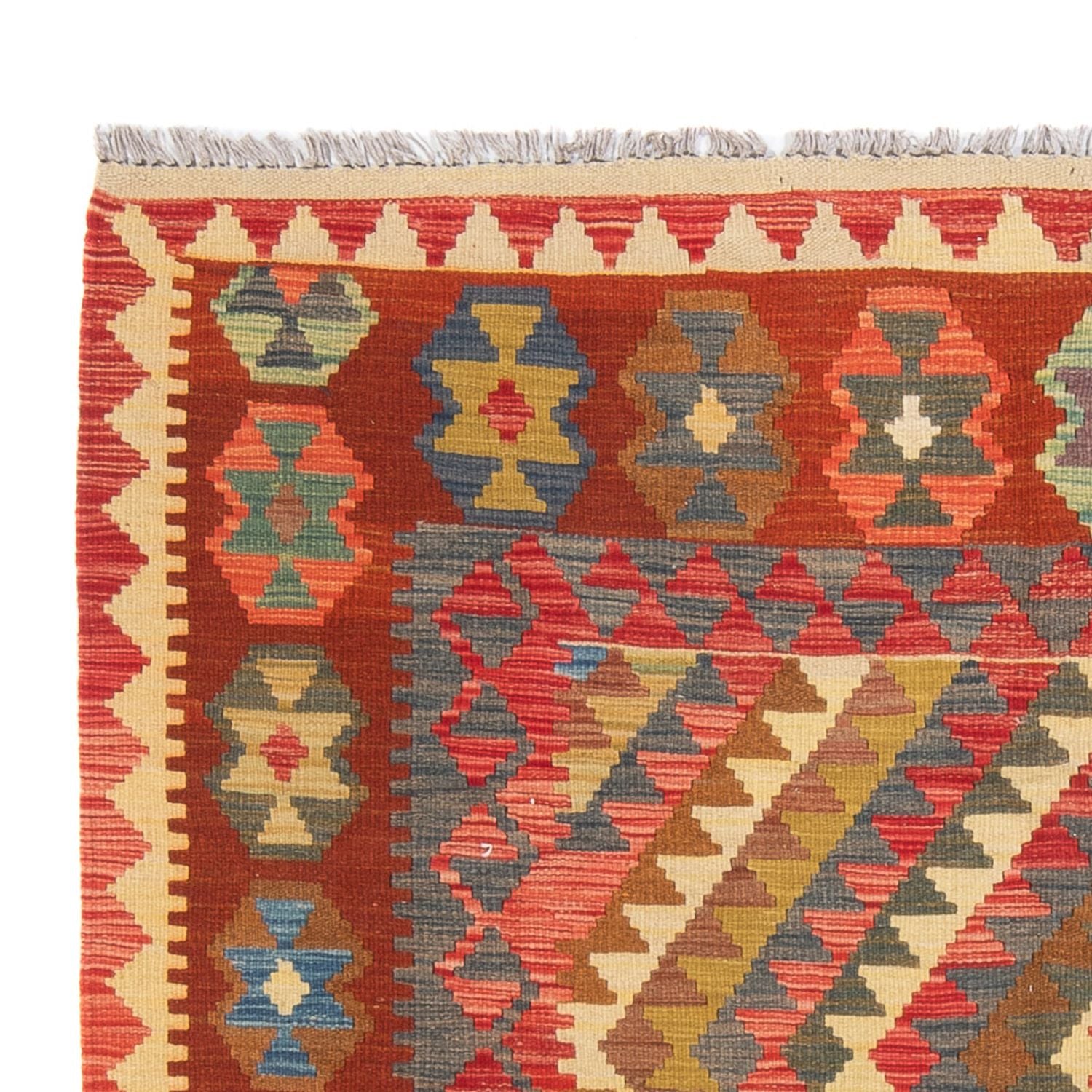 Tapis Kelim - Splash - 198 x 148 cm - multicolore