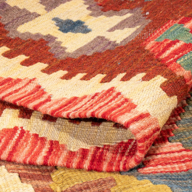 Tapis Kelim - Splash - 198 x 148 cm - multicolore