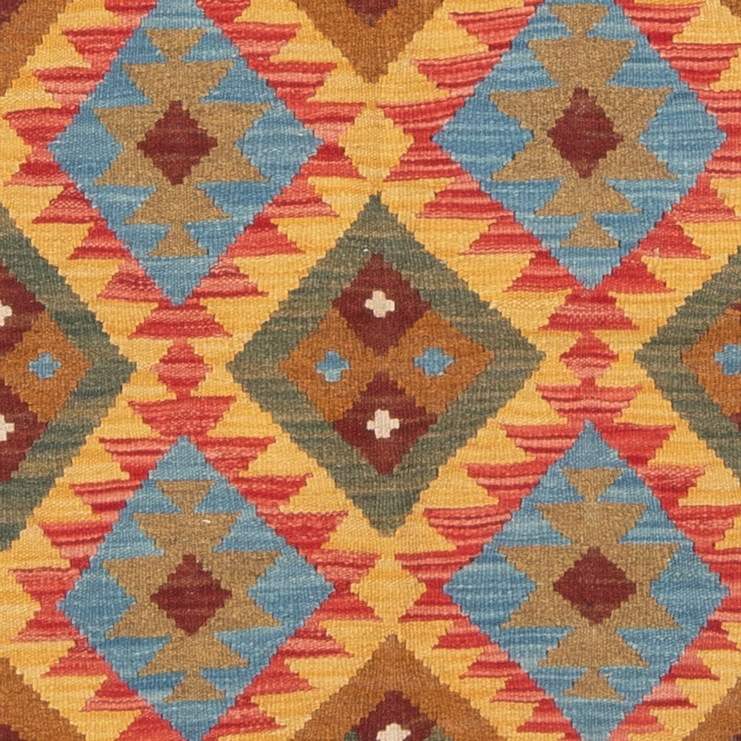 Tapis Kelim - Splash - 151 x 103 cm - multicolore