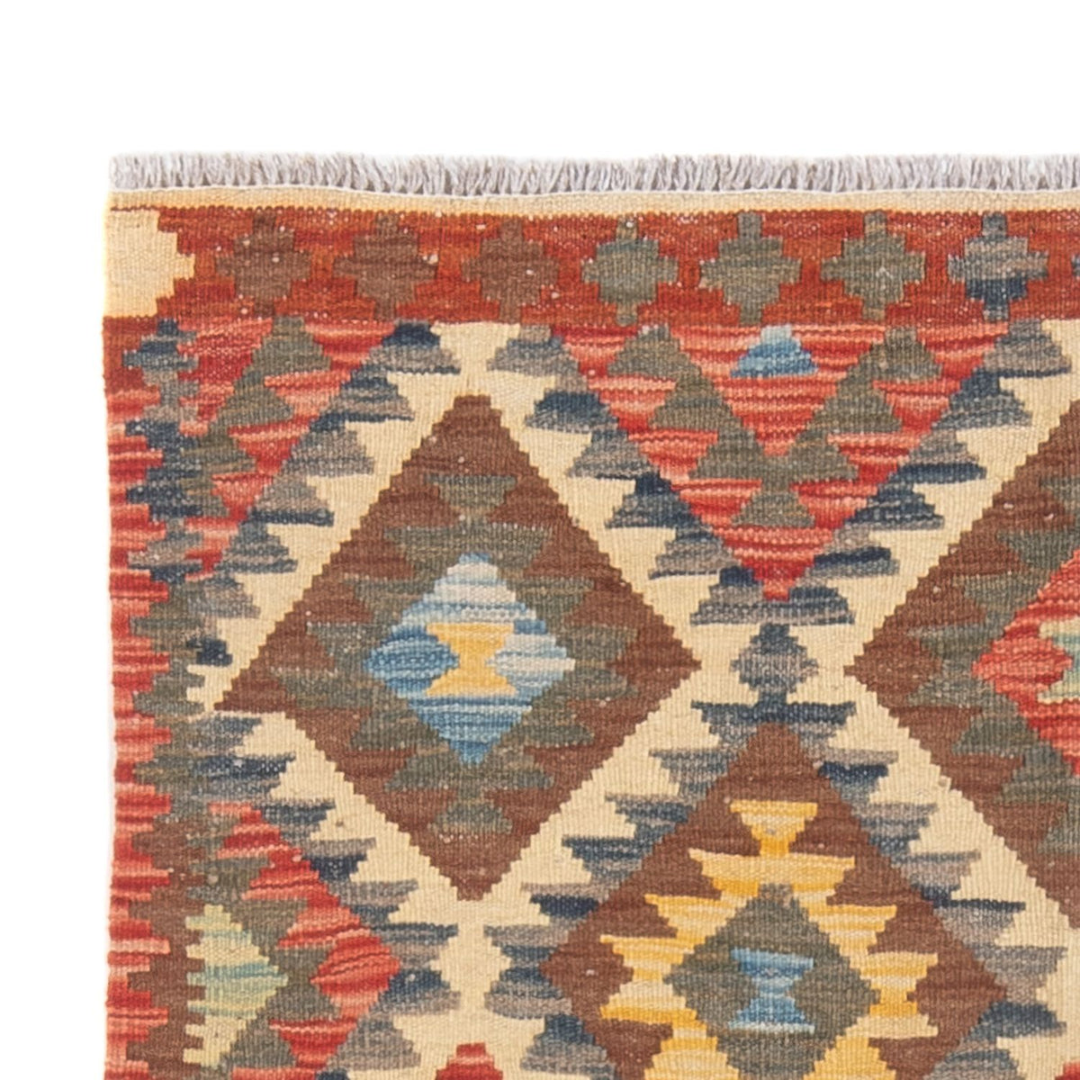 Tapis Kelim - Splash - 169 x 96 cm - multicolore