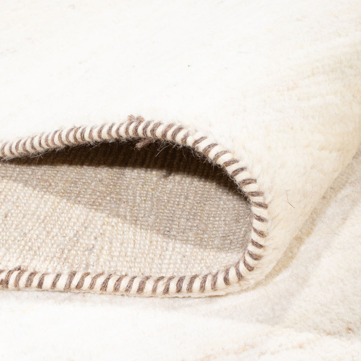 Tapis Gabbeh - Persan - 248 x 168 cm - blanc