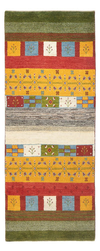 Tapis de couloir Tapis Gabbeh - Persan - 200 x 82 cm - multicolore