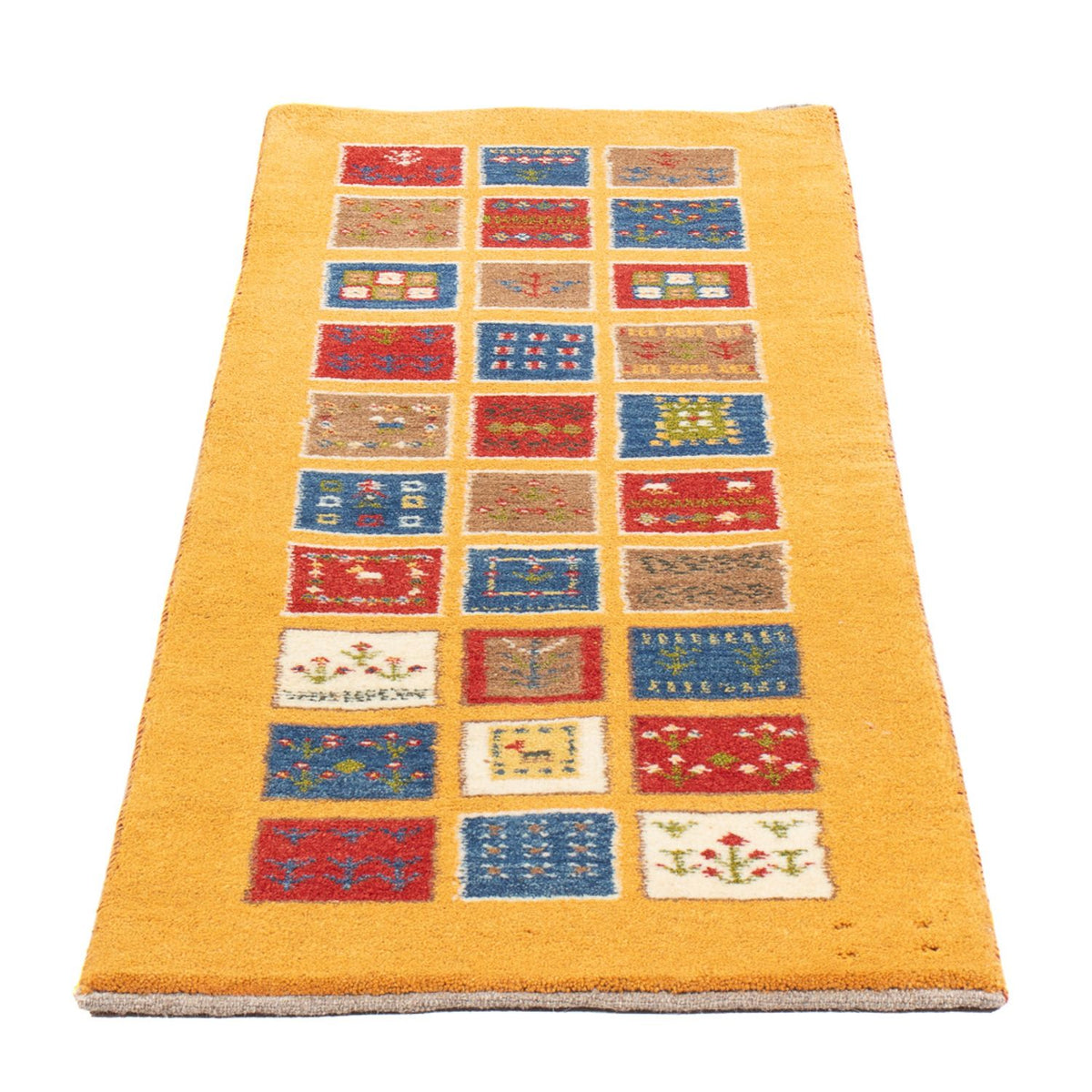 Tapis de couloir Tapis Gabbeh - Persan - 148 x 54 cm - multicolore