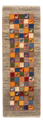 Tapis de couloir Tapis Gabbeh - Persan - 145 x 46 cm - multicolore