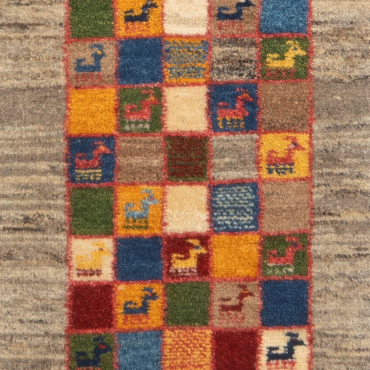 Tapis de couloir Tapis Gabbeh - Persan - 145 x 46 cm - multicolore