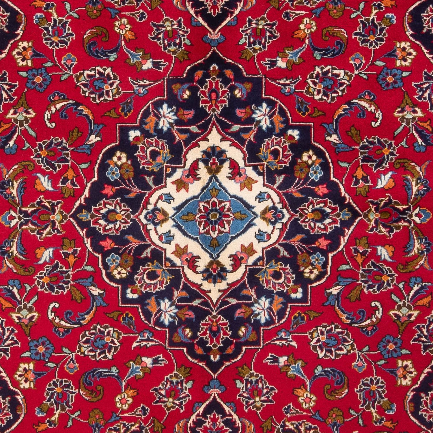 Tapis persan - Keshan - 250 x 152 cm - rouge