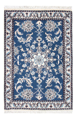 Tapis persan - Nain - 85 x 58 cm - bleu