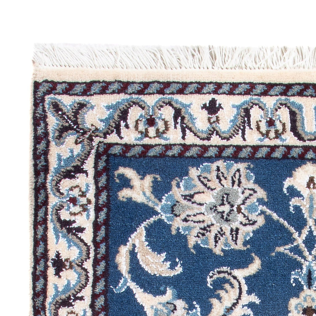 Tapis persan - Nain - 85 x 58 cm - bleu