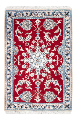 Tapis persan - Nain - 94 x 60 cm - rouge