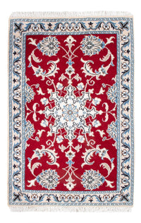Tapis persan - Nain - 94 x 60 cm - rouge