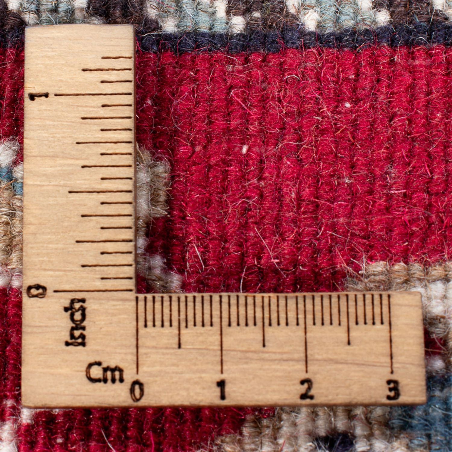 Tapis de couloir Tapis persan - Nain - 298 x 79 cm - rouge