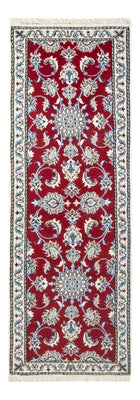 Tapis de couloir Tapis persan - Nain - 195 x 58 cm - rouge