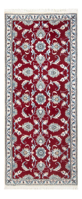 Tapis de couloir Tapis persan - Nain - 189 x 78 cm - rouge