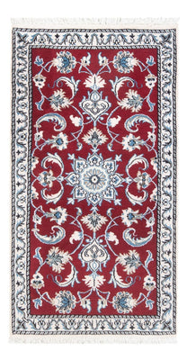Tapis persan - Nain - 137 x 72 cm - rouge