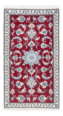Tapis persan - Nain - 140 x 70 cm - rouge