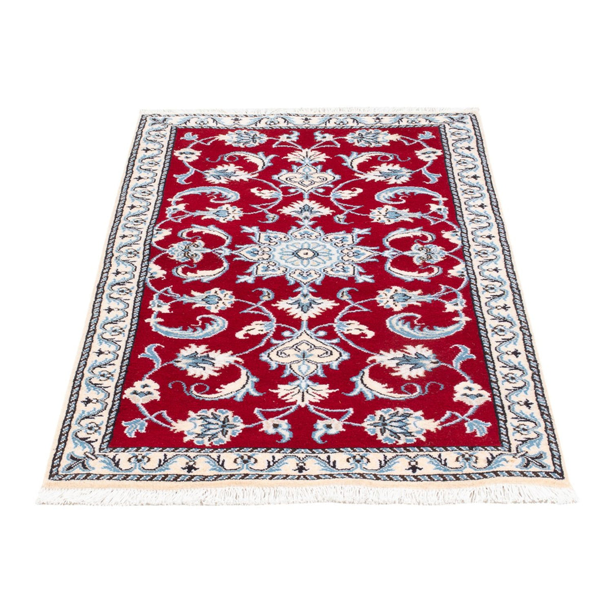 Tapis persan - Nain - 140 x 70 cm - rouge