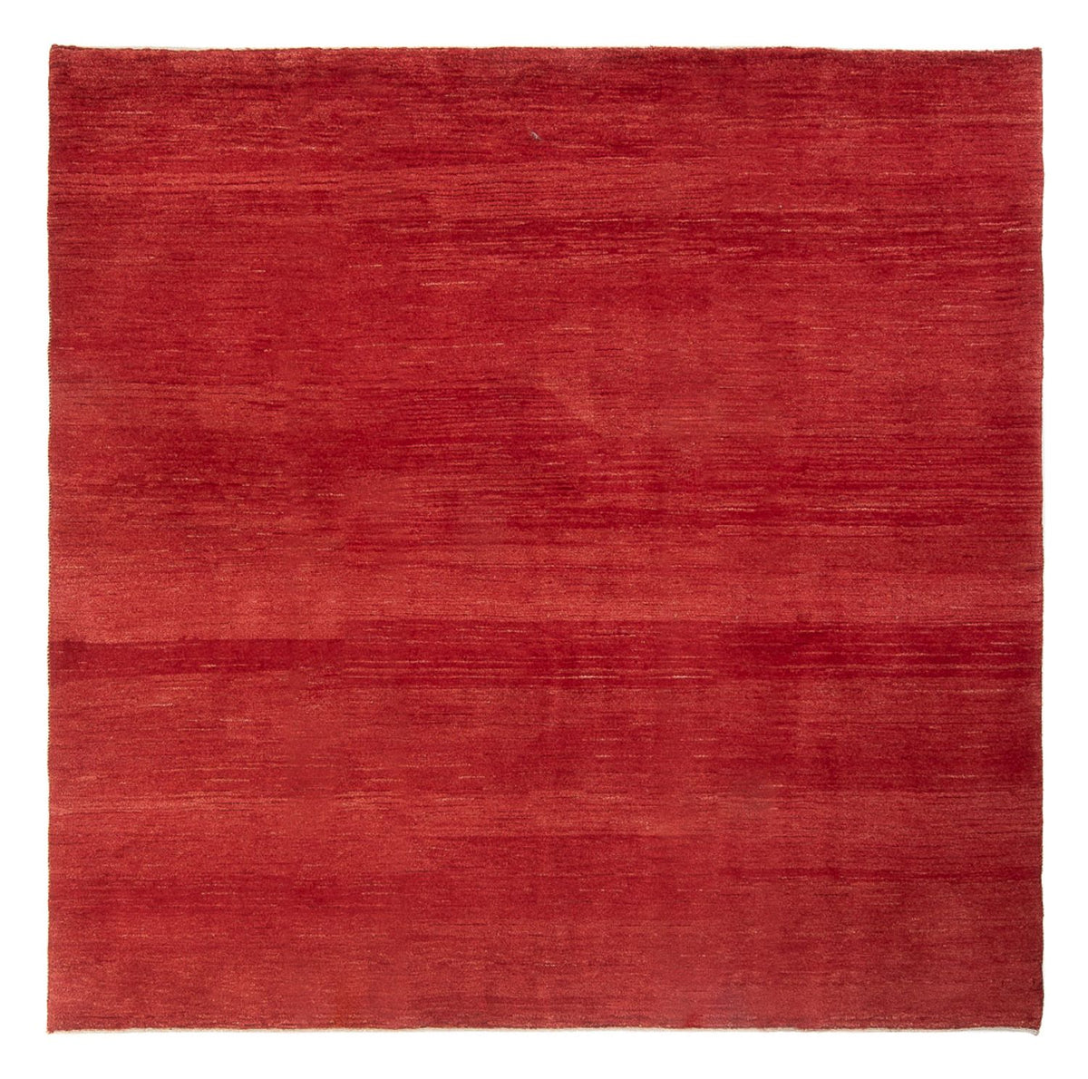 Tapis Gabbeh - Persan carré  - 210 x 210 cm - rouge