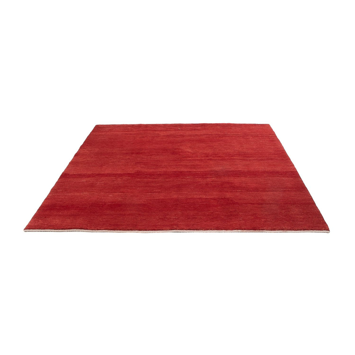 Tapis Gabbeh - Persan carré  - 210 x 210 cm - rouge