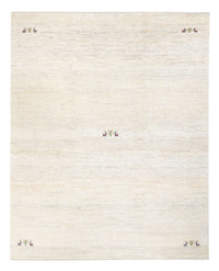 Tapis Gabbeh - Persan - 237 x 197 cm - blanc