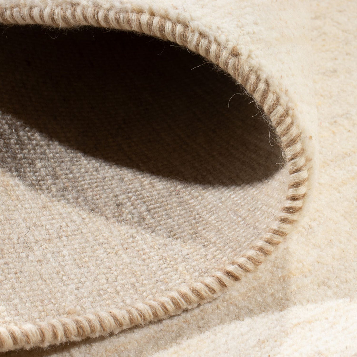 Tapis Gabbeh - Persan - 193 x 153 cm - blanc